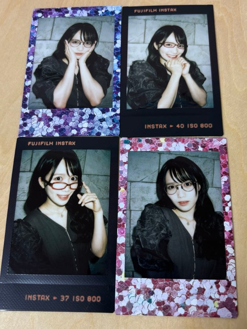 加藤里保菜 チェキ メガネ4枚セット - メルカリ