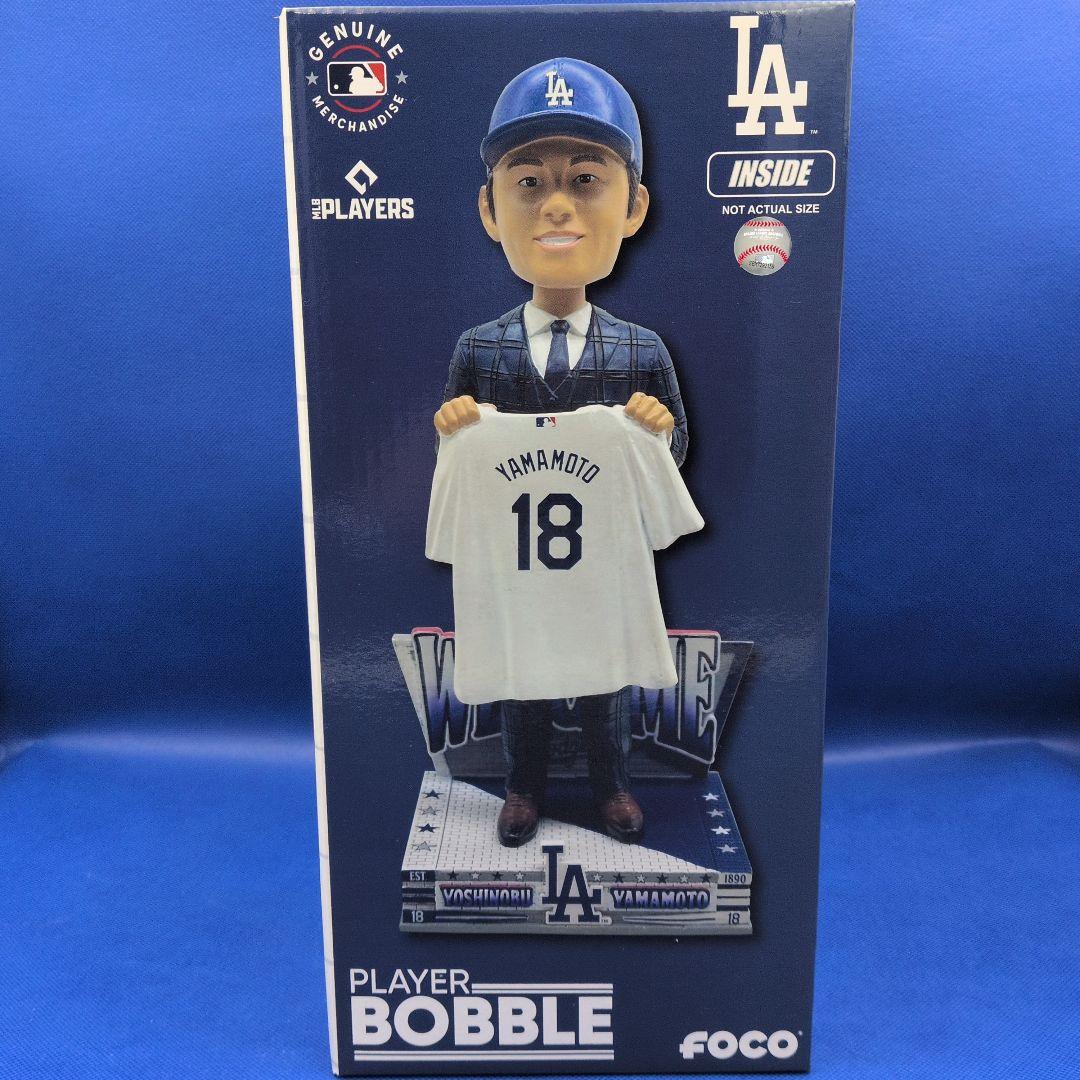 t*k様 限定524個山本由伸ボブルヘッド ドジャース入団会見 アメリカ7月