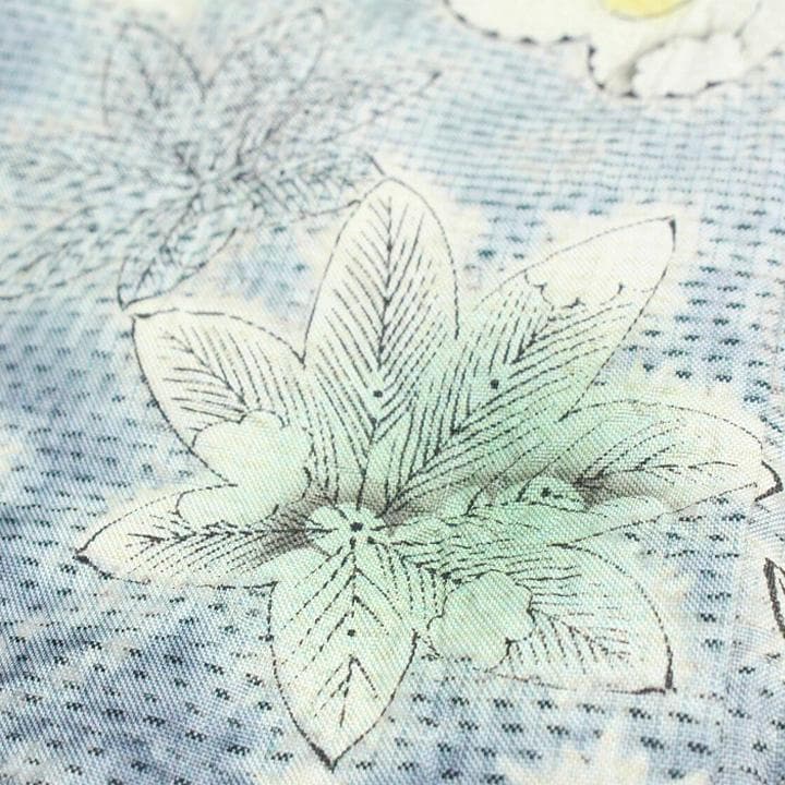 手絞り染の【辻が花】 入学園式・ご結婚式にも 【本場白大島紬】の訪問