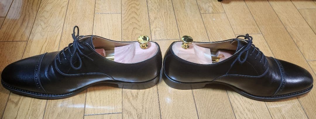 スコッチグレイン　パンチドゥキャップトゥ　ブラック