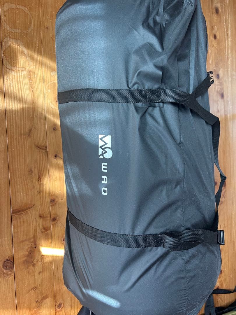 WAQ リラクシングキャンプマット 厚手 10cm ダブルサイズ　ブラック キャンプマット 10cm ダブルサイズ WAQ RELAXING CAMP MAT【送料無料