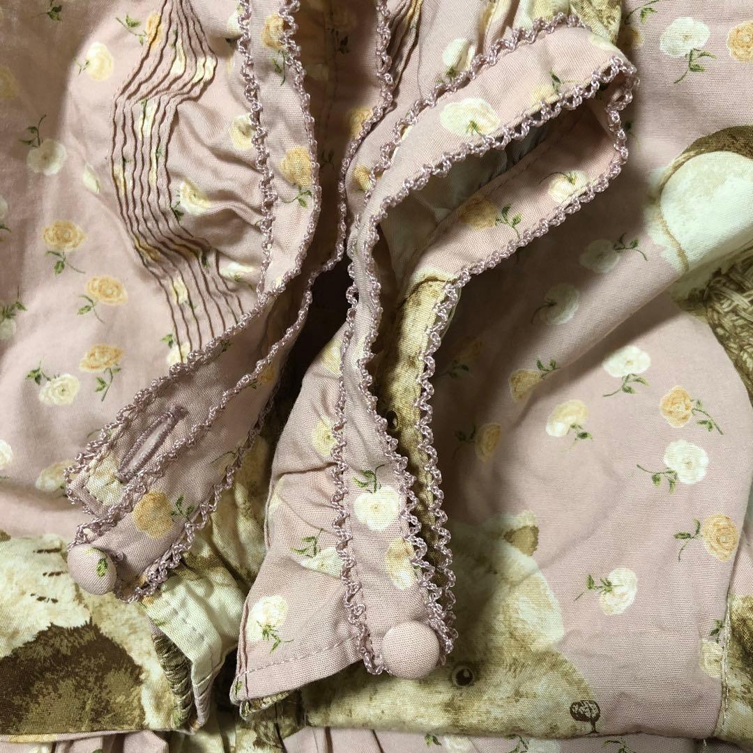 PINKHOUSE ピンクハウス 薔薇ひな菊 カネコイサオ ブラウス ピコフリル