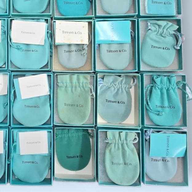 ➁ティファニー 空箱・保存袋 35個 まとめ売り 純正 正規品 巾着袋