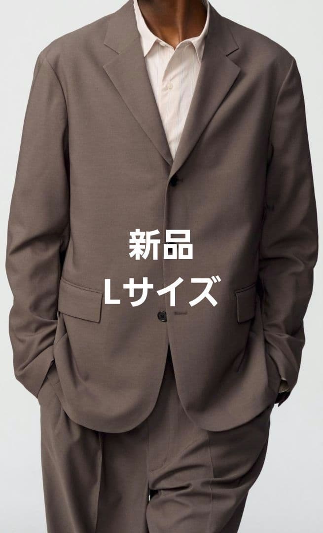 新品】UNIQLO C 感動ジャケット ダークブラウン L - メルカリ