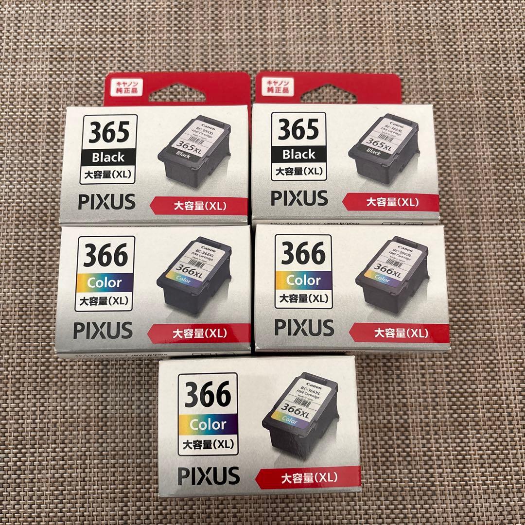 新品 純正 Canonカートリッジ BC-365XL＋BC-366XL 5個 - メルカリ