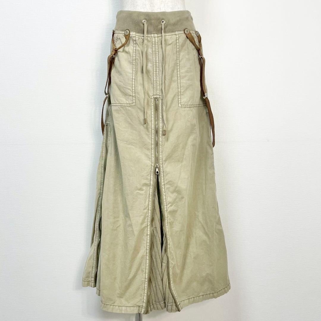 y2k❤️ 00s goa マルチジップ ギミック カーゴ スカート - メルカリ