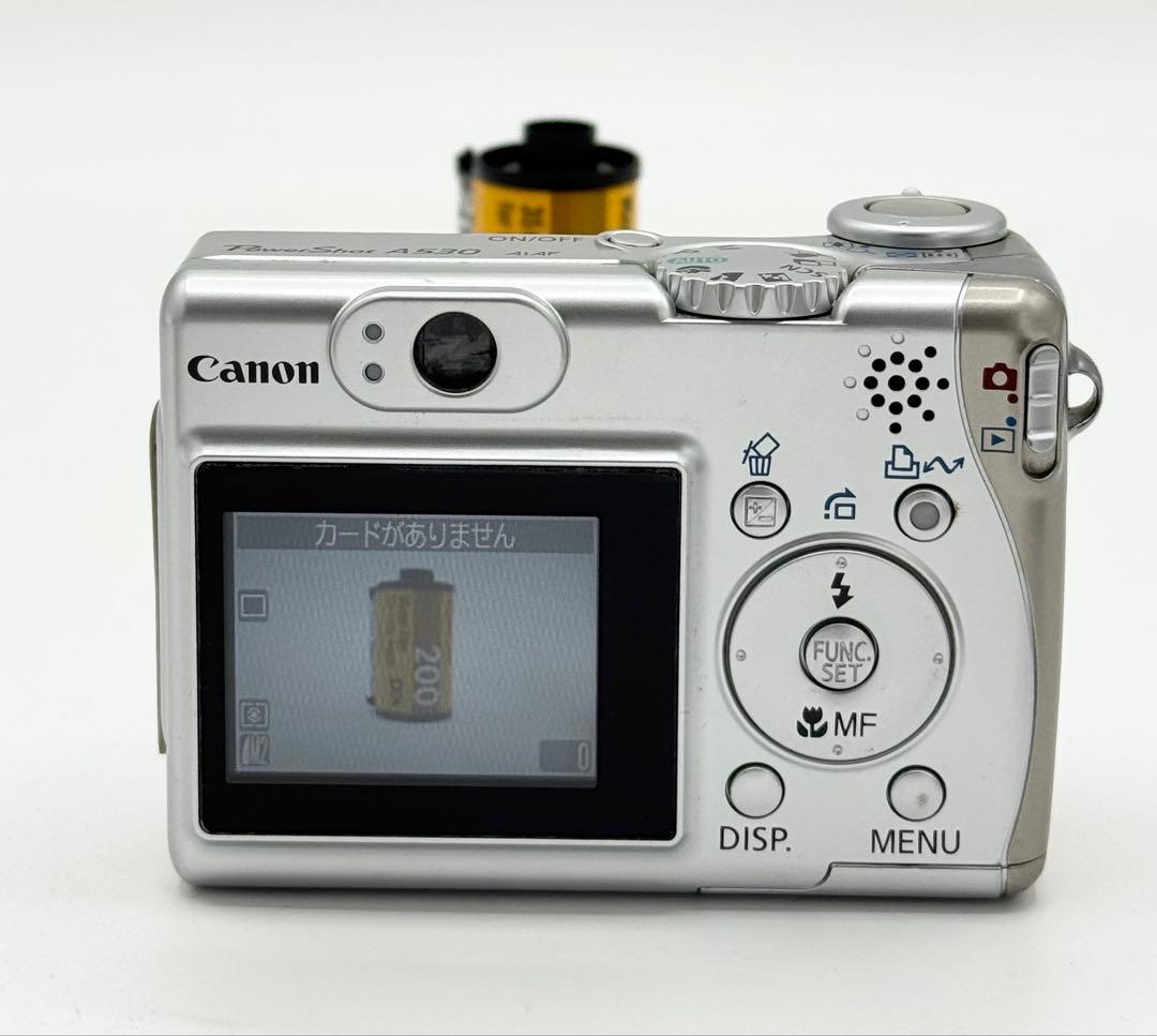 Canon PowerShot A530 シルバー 動作確認済み SDカード付属