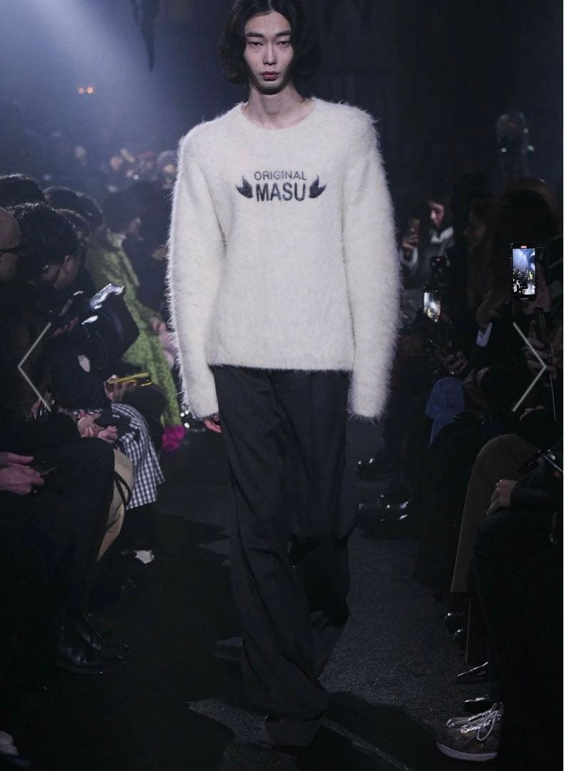 MASU オリジナルロゴ ニットセーターサイズ44