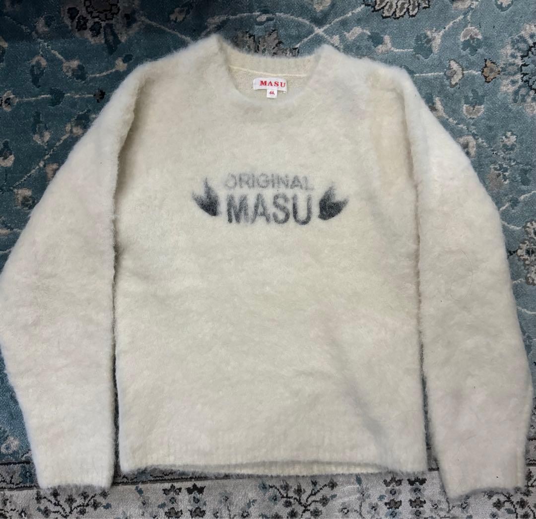 MASU オリジナルロゴ ニットセーターサイズ44