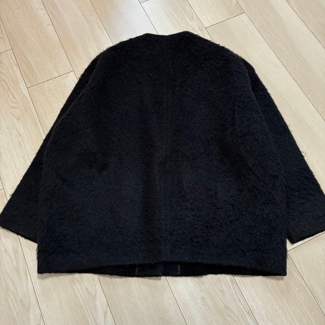 大人気商品】yoriウール モヘア シャ ギージャケット カーディガン F