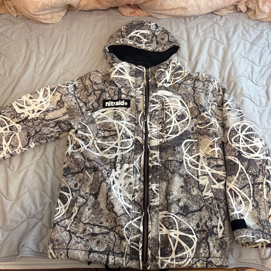 nitraid カモフラージュ マウンテンパーカー ボアジャケット - メルカリ