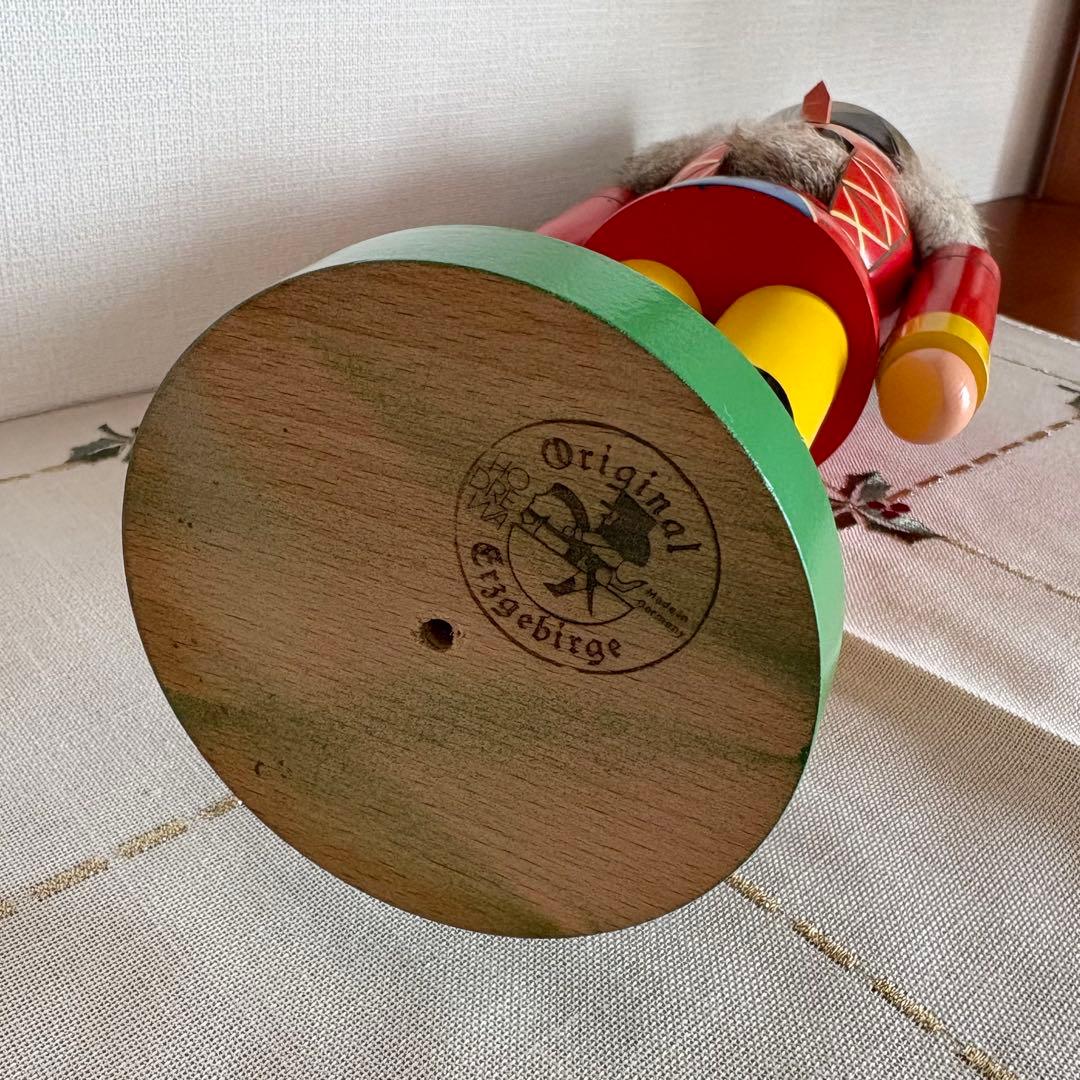 ドイツ エルツ山地 くるみ割り人形 王様 高さ35cm legler製 工芸品