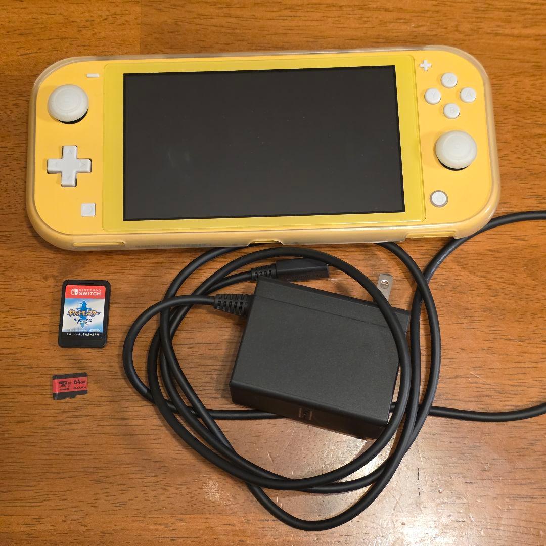 Nintendo Switch Lite イエロー カセット microSD付き - メルカリ