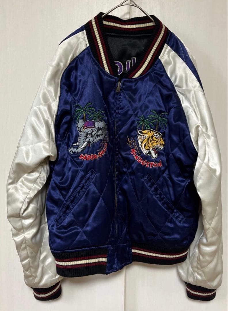 スカジャン ヴィンテージ・バイ・ジョンブル サテン - メルカリ