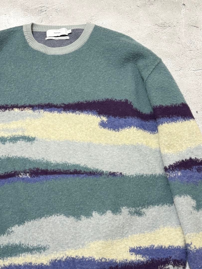 最終値下げ グラフペーパー Graphpaper Jacquard ニット - メルカリ