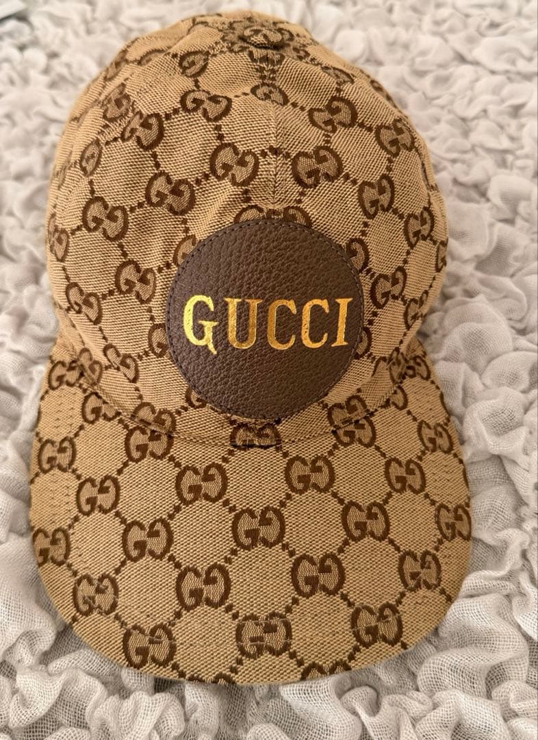 GUCCI グッチ GGキャンバス キャップ 57cm - メルカリ