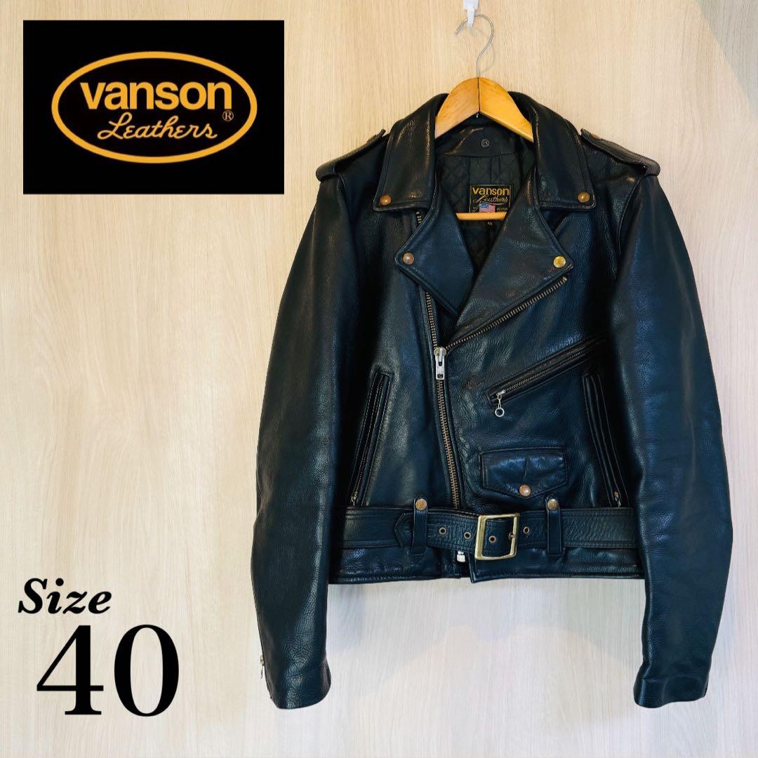 USA製・90's】 VANSON バンソン C2 ダブルライダース 40 - メルカリ