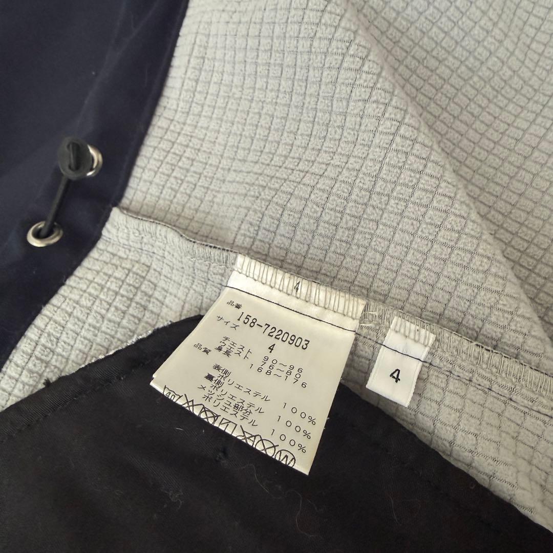 裏起毛 マスターバニー ジャケット ブルゾン M〜L相当 紺 濃紺