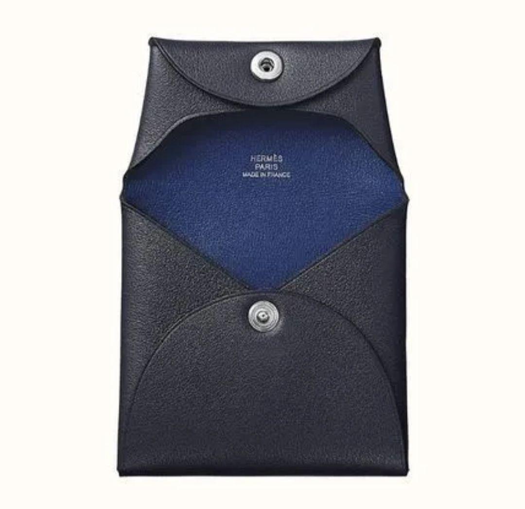 エルメス バスティア 本物✨️とても綺麗✨️キャバンとブルーのレアな