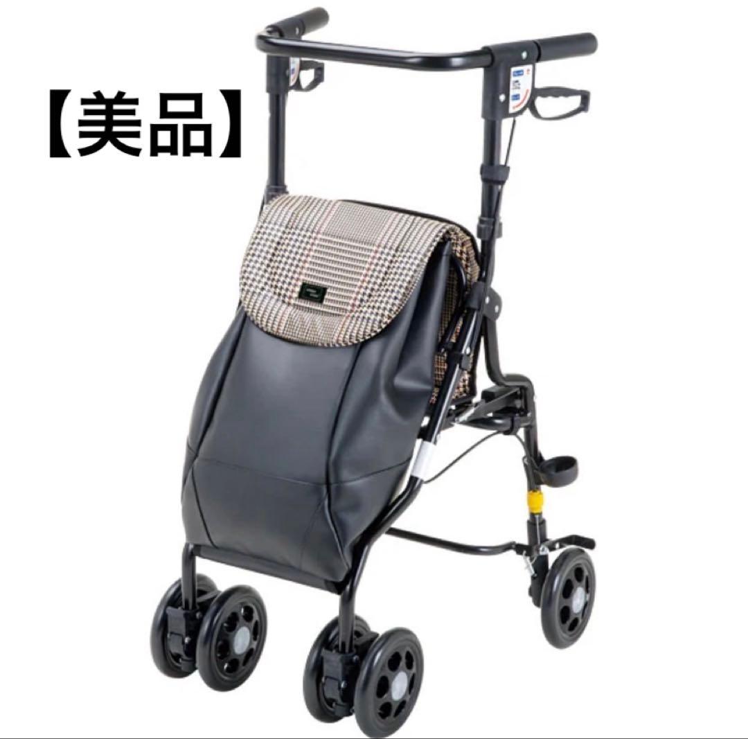 【新品未使用】折りたたみシルバーカー U字型ハンドル マキテック シルバーカー U字型ハンドル アンティ マキテック UX-2 手押し車