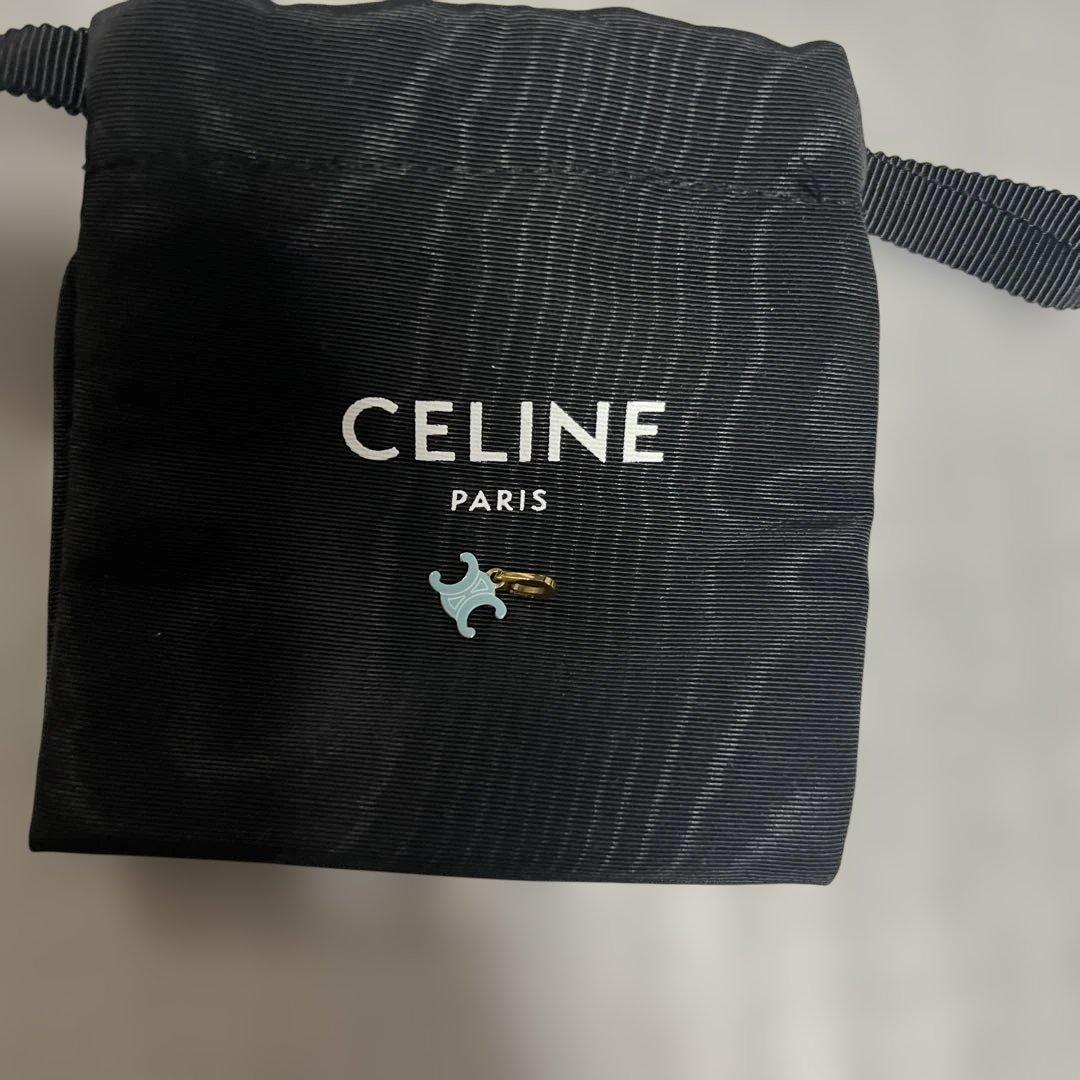 セリーヌ 水色　ゴールド　ネックレスチャーム 楽天市場】【箱・布袋あり】CELINE セリーヌ トリオンフネックレス