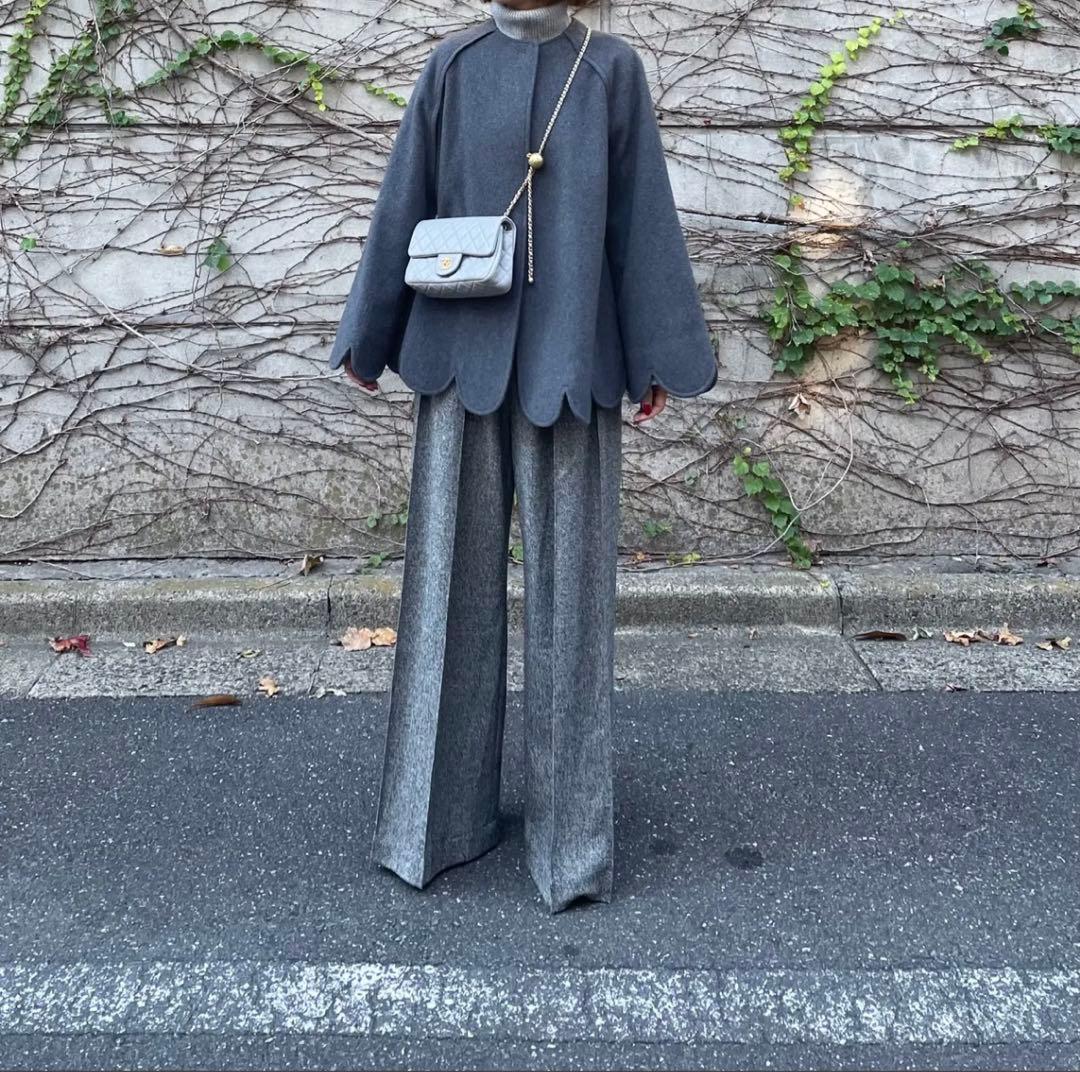 新品・タグ付き cygne スカラップケープSophie＋＋ - メルカリ