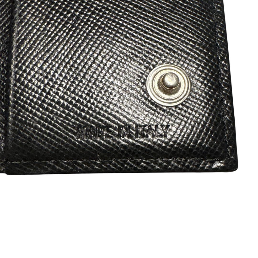 正規品［極美品］PRADA プラダ　キーケース 6連　ブラック ナイロン