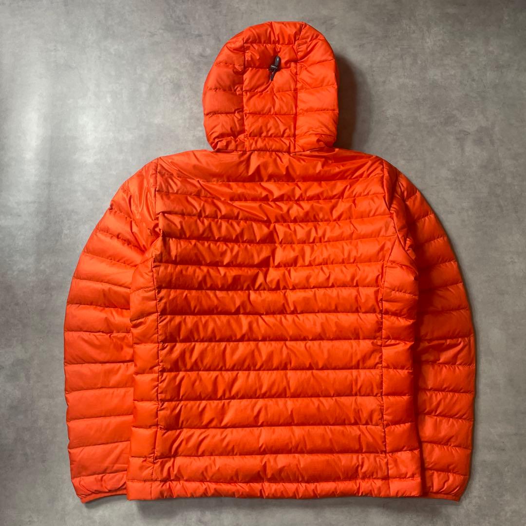 00s Patagonia down sweater hoody orange - メルカリ