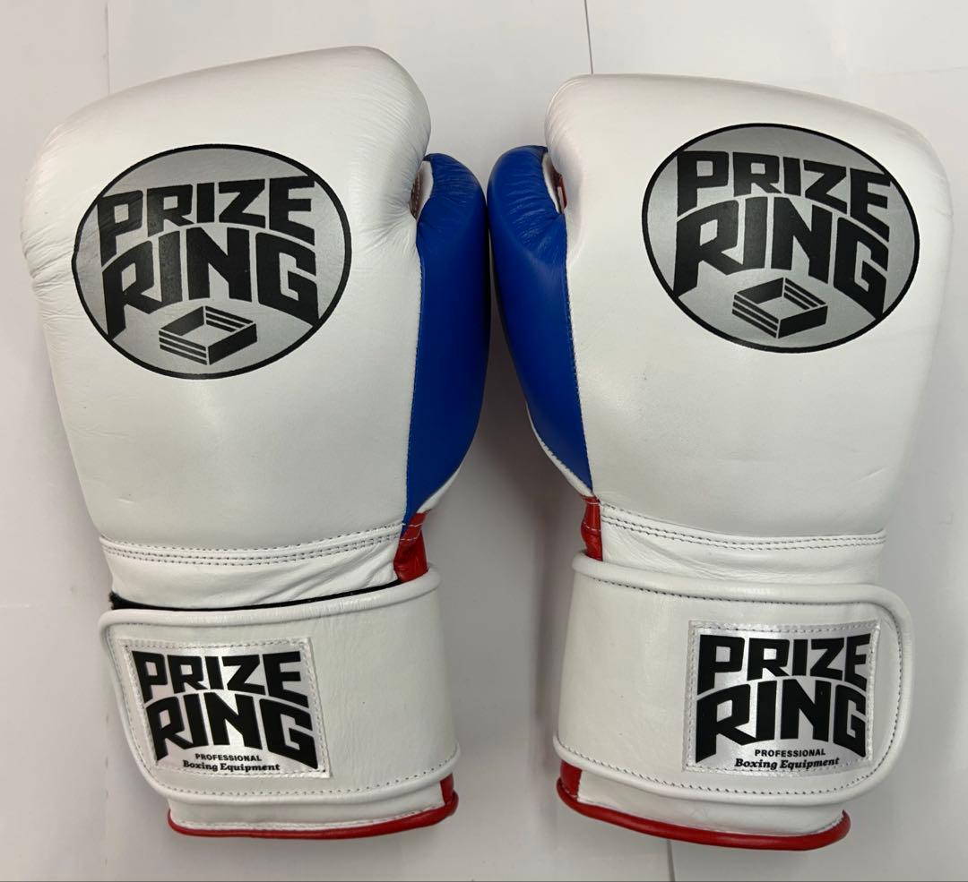 プライズリング　ボクシンググローブ　本革製　10oz 新品 プライズリング ボクシンググローブ 本革製 10oz 黒 - メルカリ