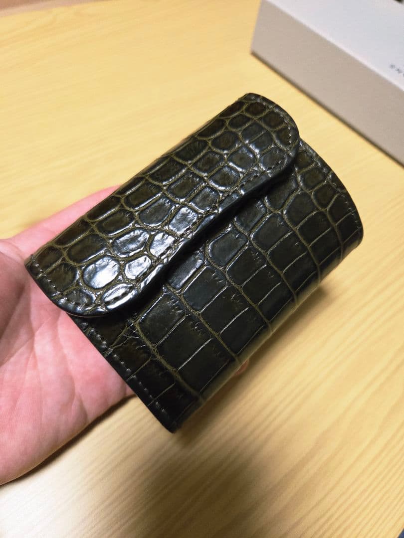 1点物】ENO クロコ カーキ色 - メルカリ