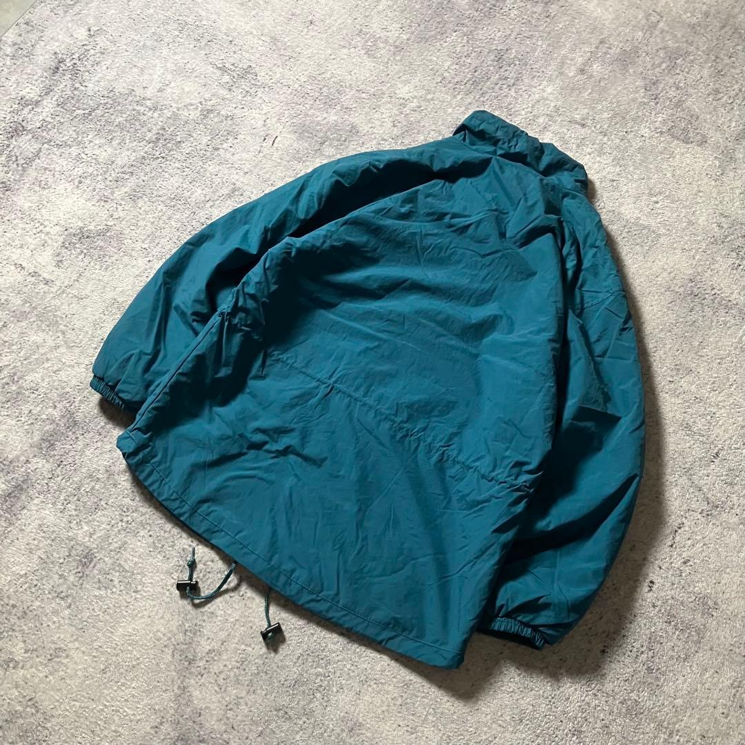 90sWoolrichフリースライナーナイロンジャケットターコイズブルー青緑