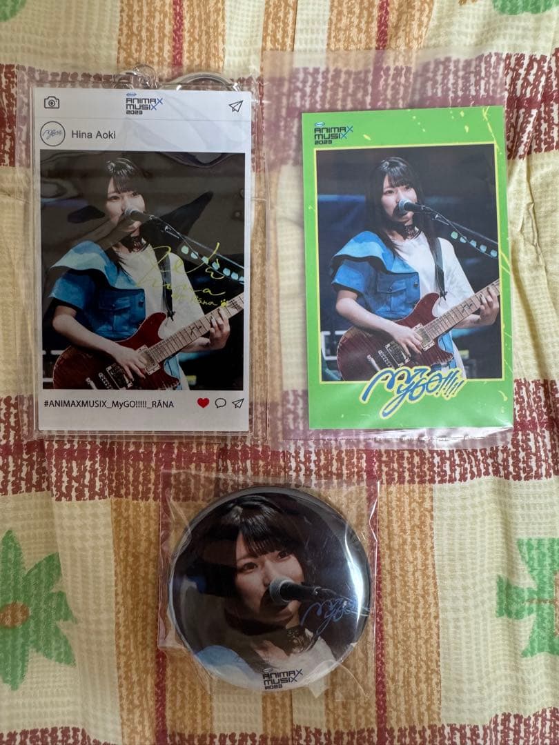 MyGO!!!!ラッフルくじ　アクキー、缶バッチ、ミニフォトカード　青木陽菜 ANIMAX MUSIX 2023開催記念！MyGO!!!!ラッフルくじ | RAFFLE