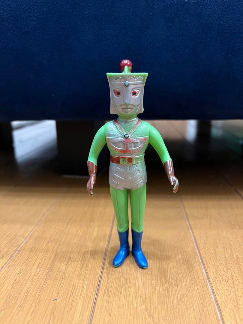 当時物 ウッド グリーンマン ソフビ - メルカリ