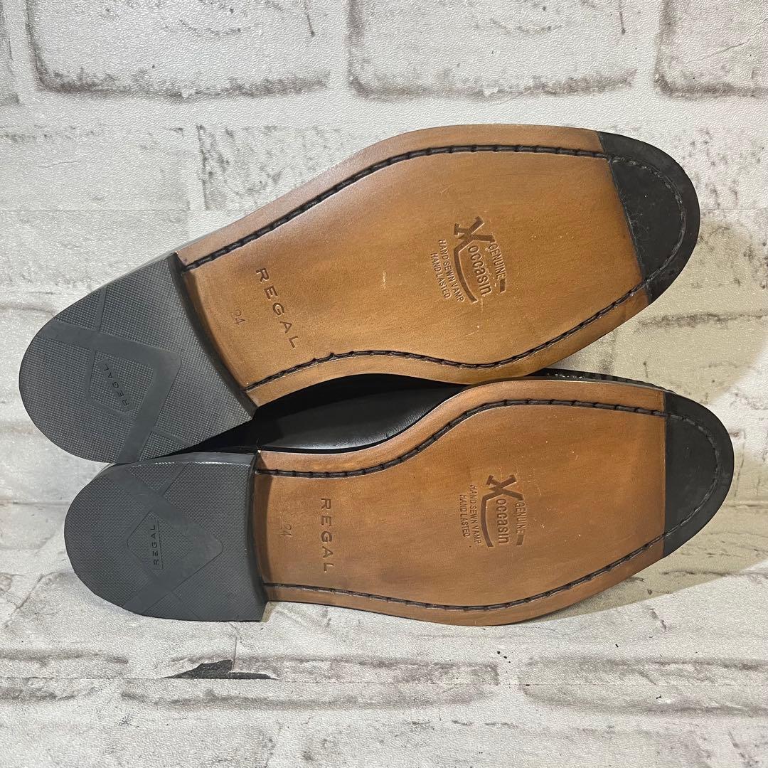 未使用】 リーガル 15DR コブラヴァンプ ヴァンプローファー ブラック