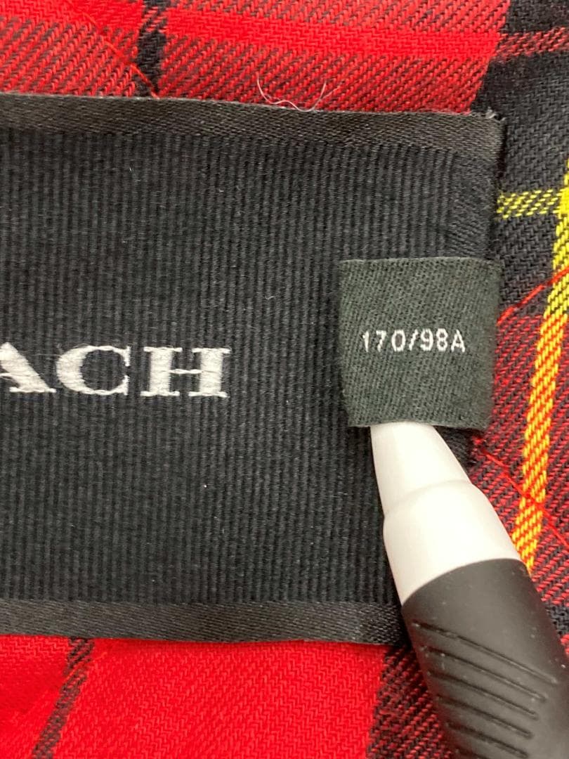 コーチ シグネチャー ジャカード デニム ボニー コート 黒 170 / 98A