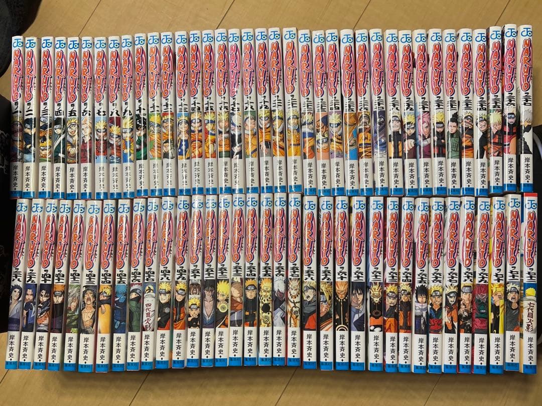NARUTO ナルト 全巻セット ほぼ初版 初版率65％47冊✨】NARUTOナルト全巻セット(1〜72巻)フルコンプ完結