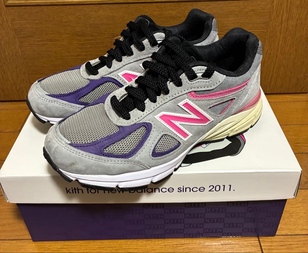 KITH × new balance 990KT4 ニューバランス 靴 2024年 10/8 発売】KITH x New Balance U990v4 KT4 Made in USA “Grey