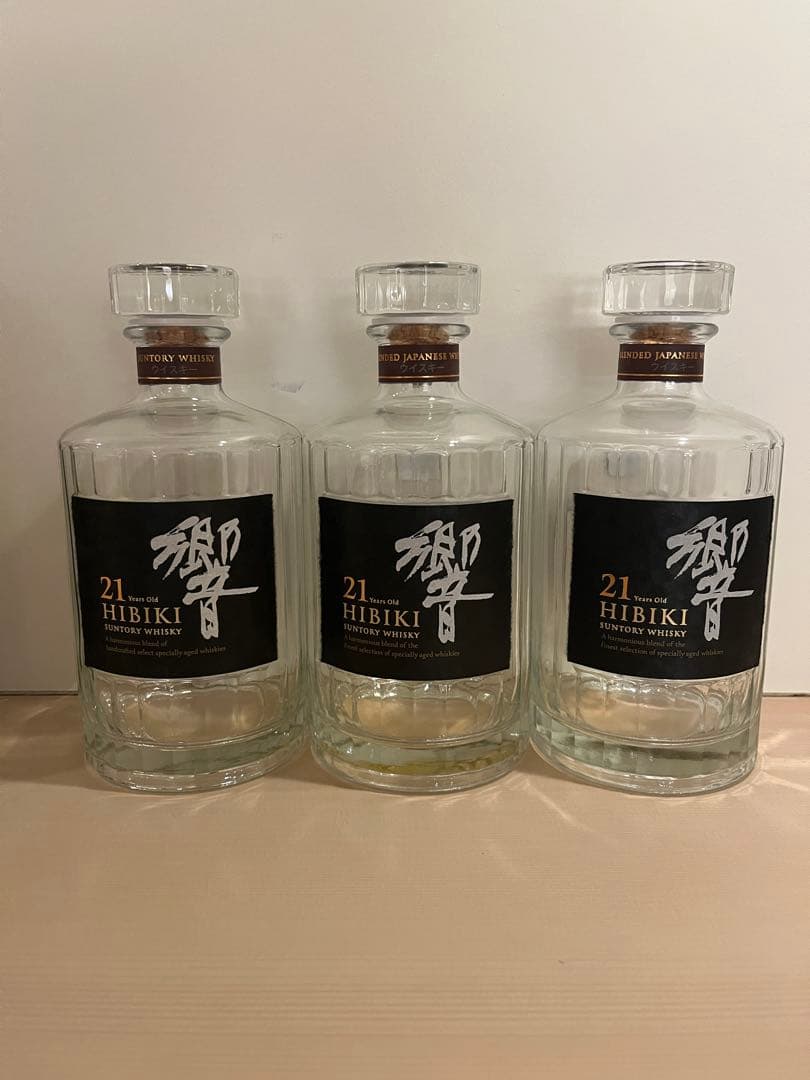 響21年 3本セット 空瓶箱付き - メルカリ