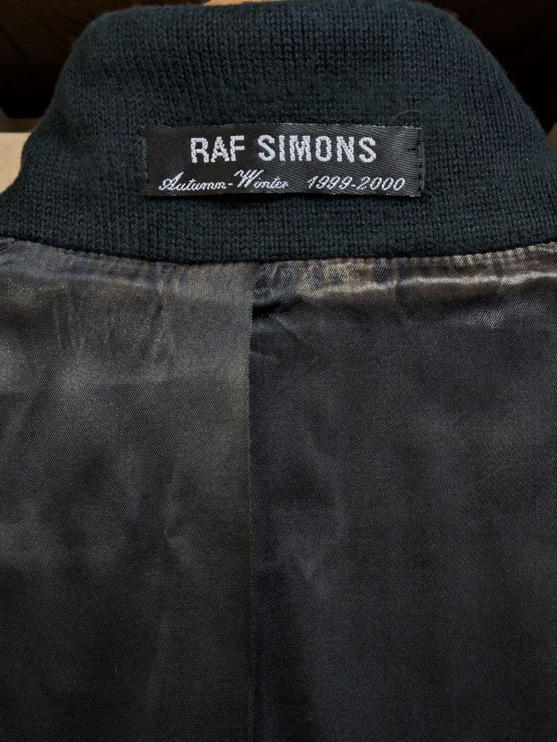 ラフシモンズ 1999AW ジップアップブルゾンベスト - メルカリ