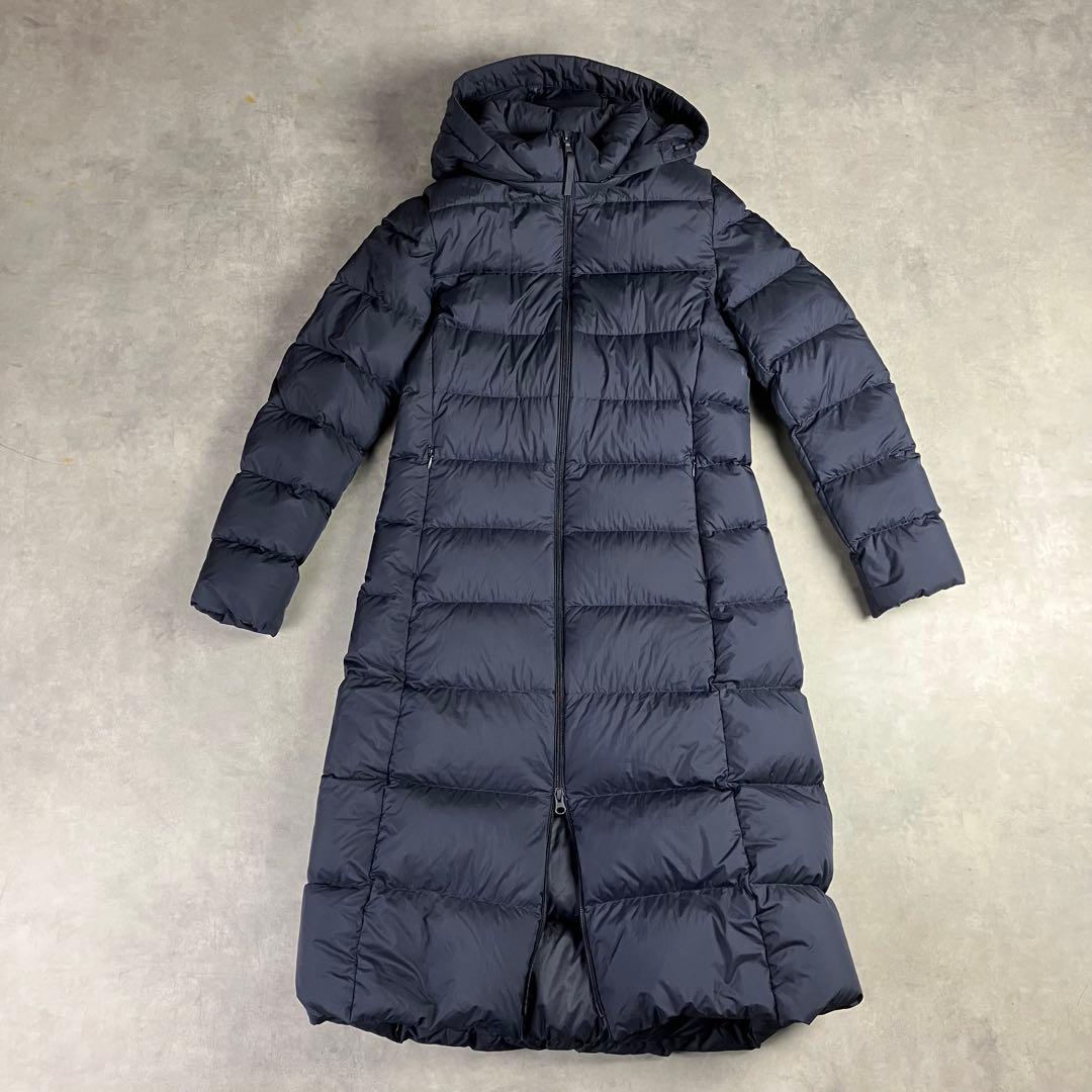 UNIQLO ユニクロ ウルトラライトダウンコート M 紺 軽量 通勤 通学