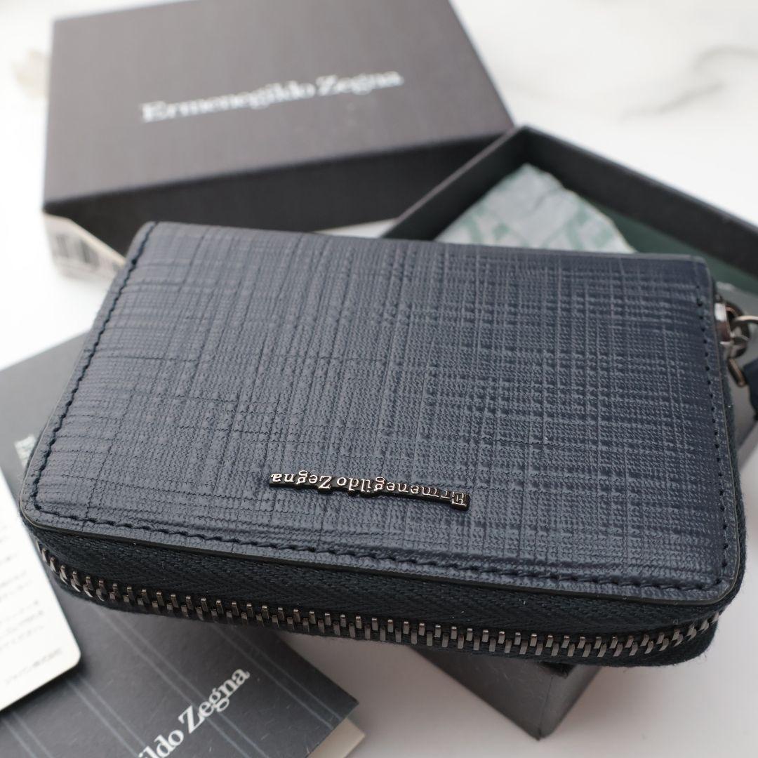 未使用 ゼニア Ermenegildo Zegna コインケース カードケース - メルカリ