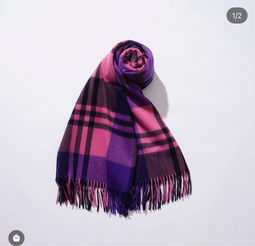 joshua ellis ジョシュアエリス カシミアストール ピンク 新品 - メルカリ