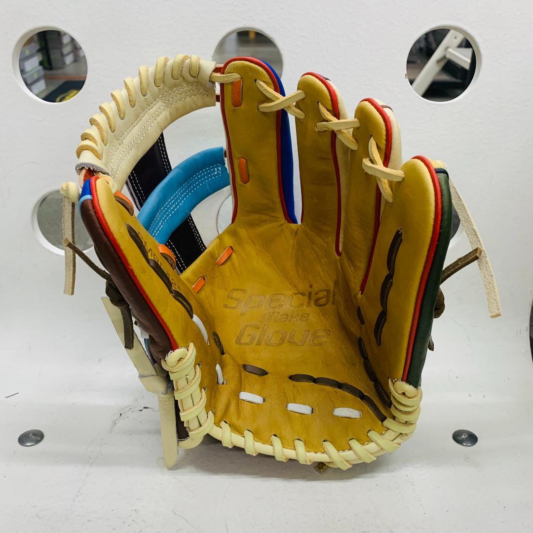 エスエスケイ 限定カラー 軟式用 内野手用 761型 SMRC125 型付け済み