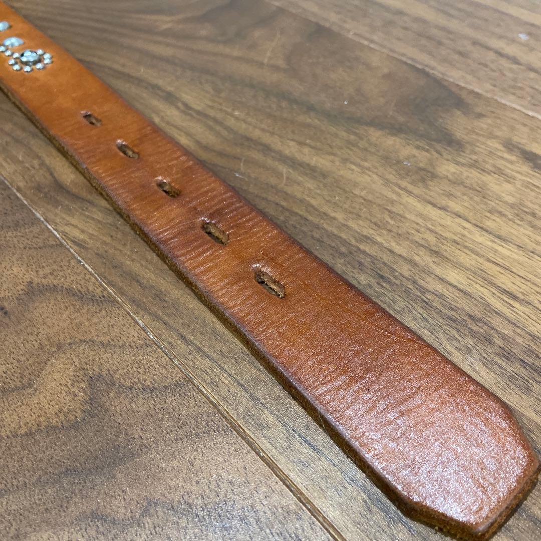 2点 HTC フラワースタッズ ナローベルト クリアストーン 34inch - メルカリ