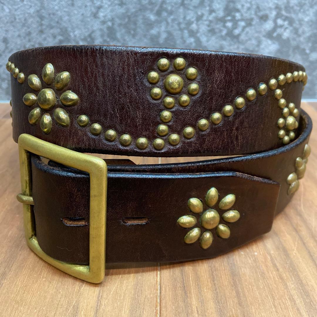 2点 HTC フラワースタッズ ナローベルト クリアストーン 34inch - メルカリ