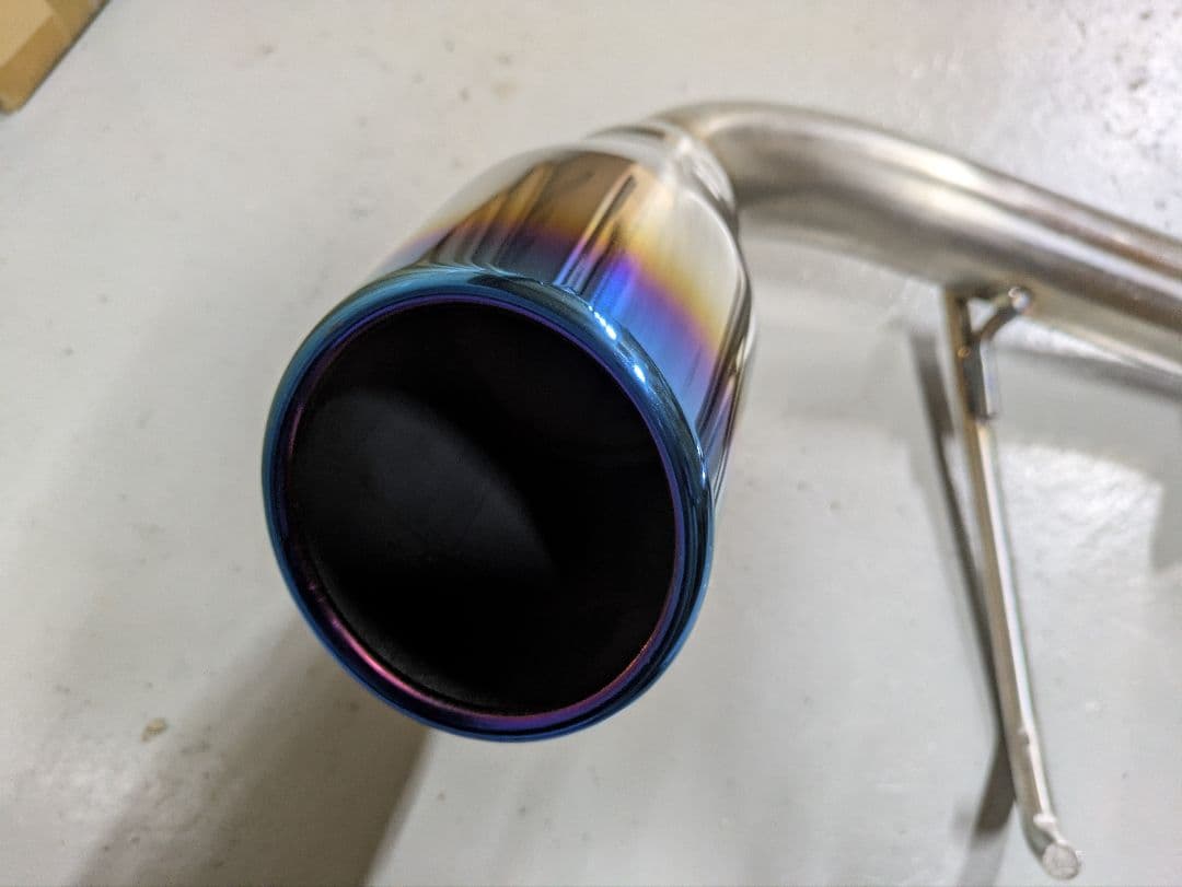 未使用 ジムニー マフラー JB23 ステンレス ブルー - メルカリ