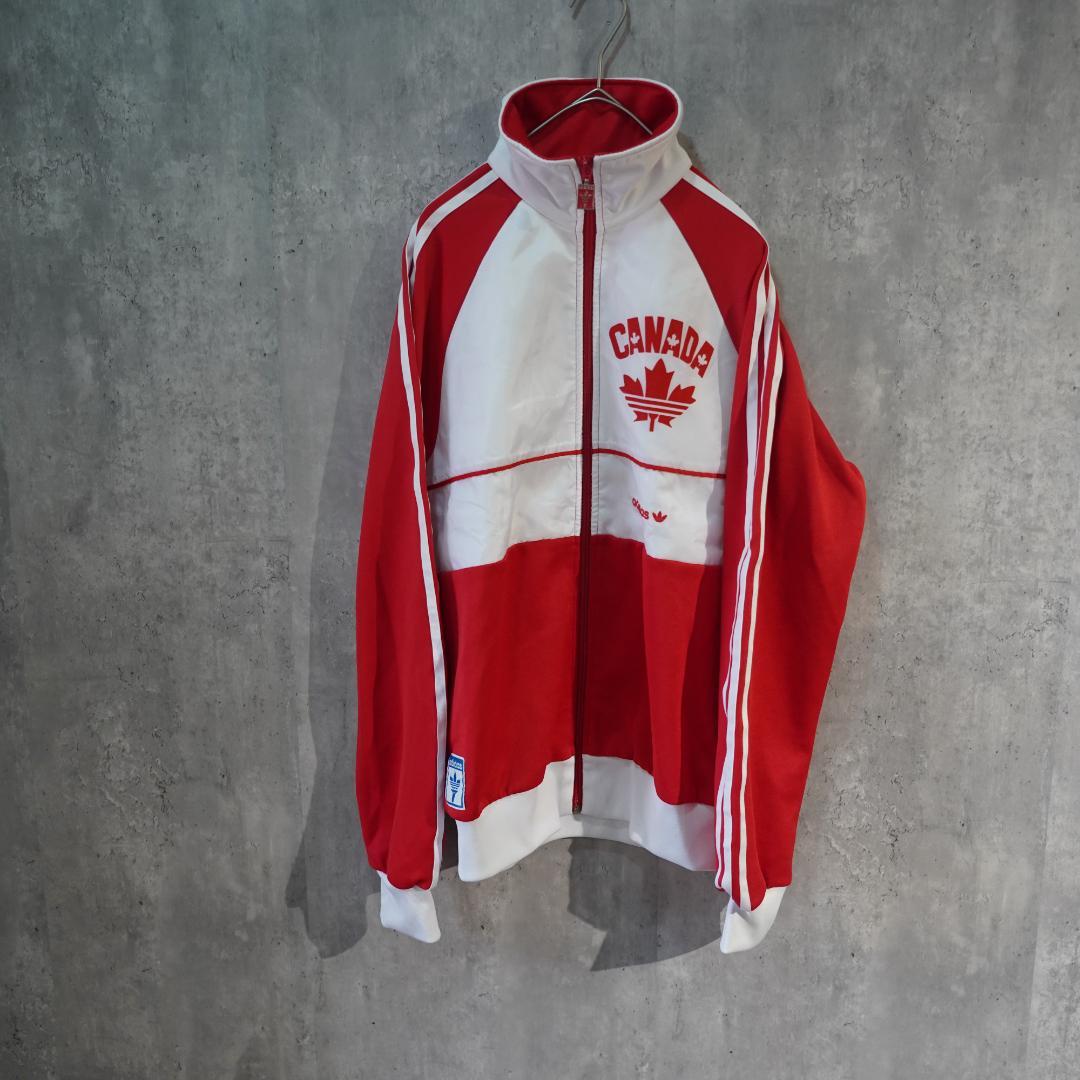 00's adidas アディダス カナダ ジャージ トラックジャケット 赤白