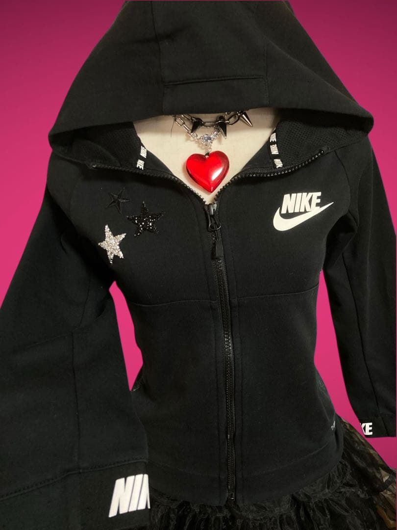 レアy2k星ビジューNIKEビックロゴフェアリーグランジ平成ギャル