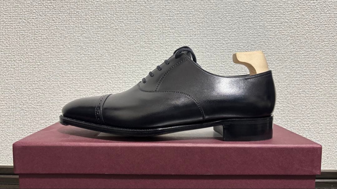 未使用】ジョンロブ フィリップⅡ UK 6 E シューツリー付き - メルカリ