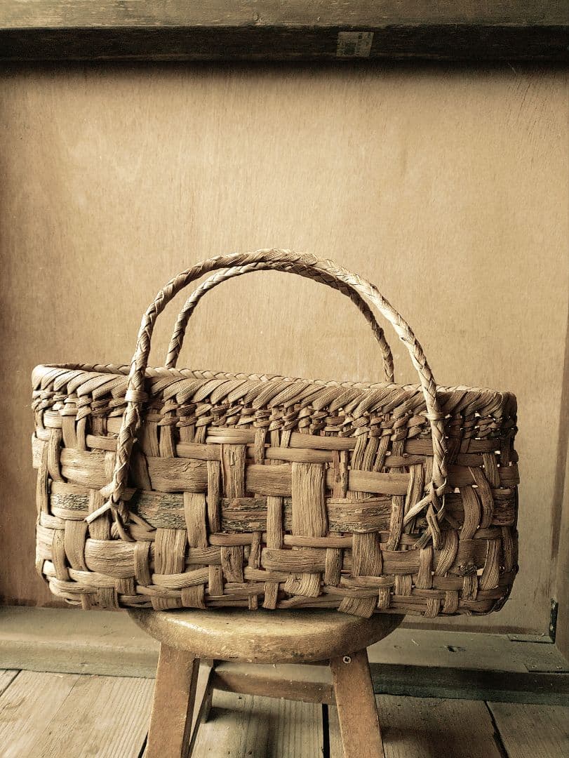信州安曇野の山葡萄かごバック。里山手仕事。 - メルカリ